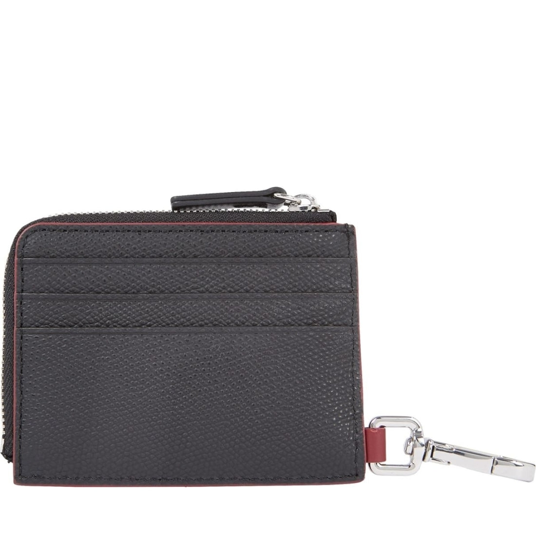 Tommy Hilfiger mens black struc cc wizip wallets | Vilbury London