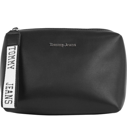 Tommy Jeans womens black city girl vanity bag | Vilbury London