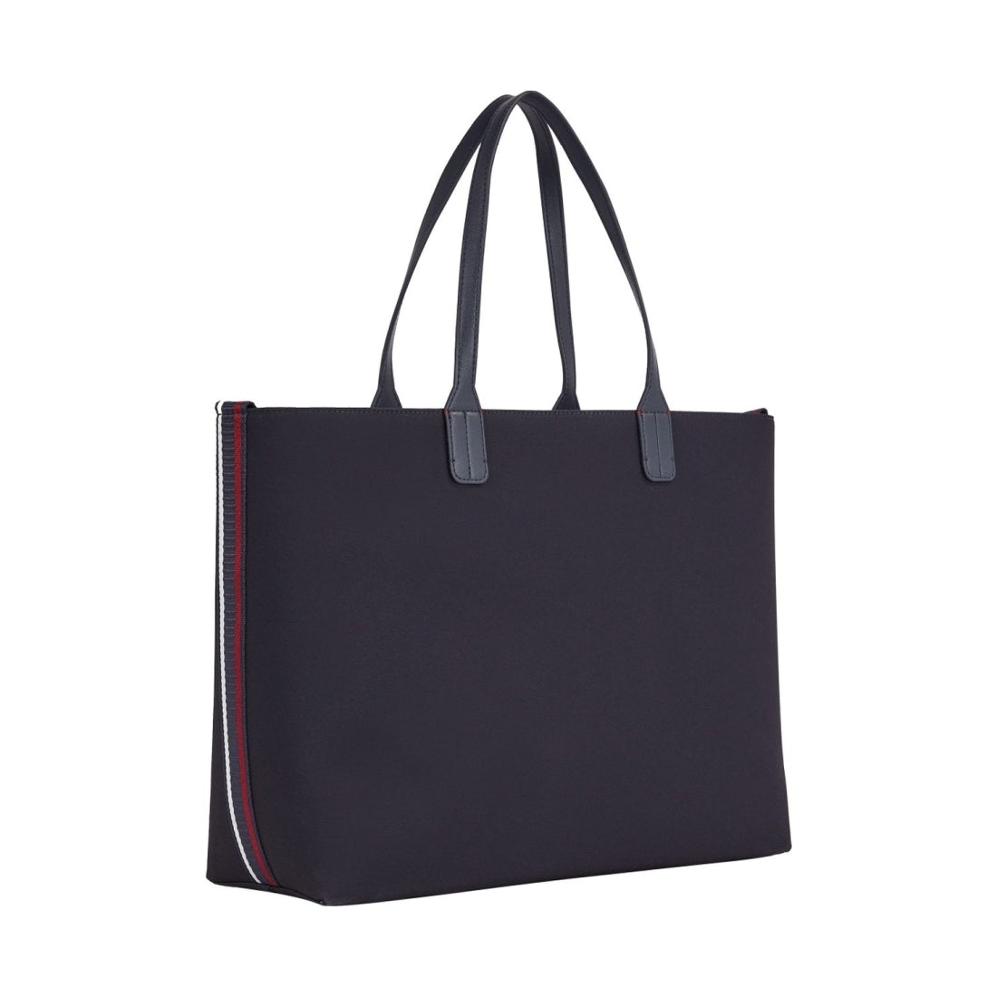 Tommy Hilfiger womens space blue iconic tote twill | Vilbury London