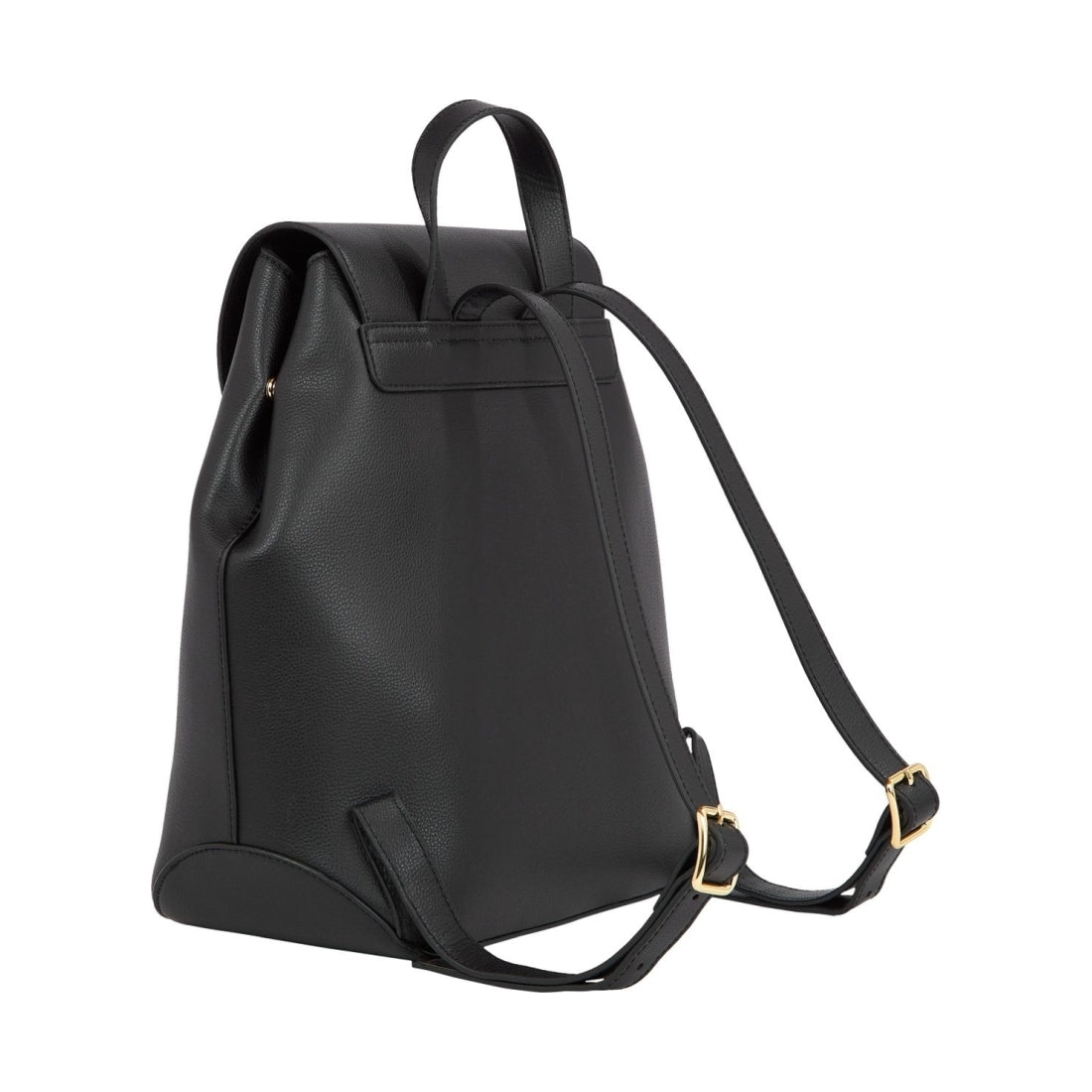 Tommy Hilfiger womens black staple backpack | Vilbury London