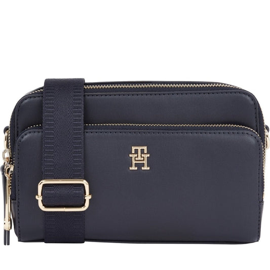 Tommy Hilfiger womens space blue iconic camera bag solid | Vilbury London