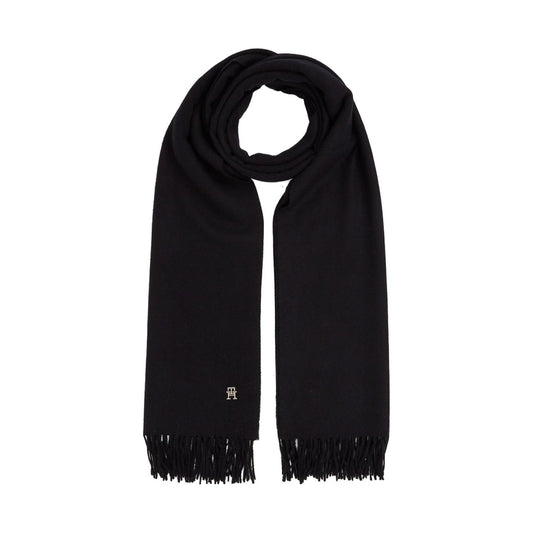 Tommy Hilfiger womens black limitless chic scarf | Vilbury London