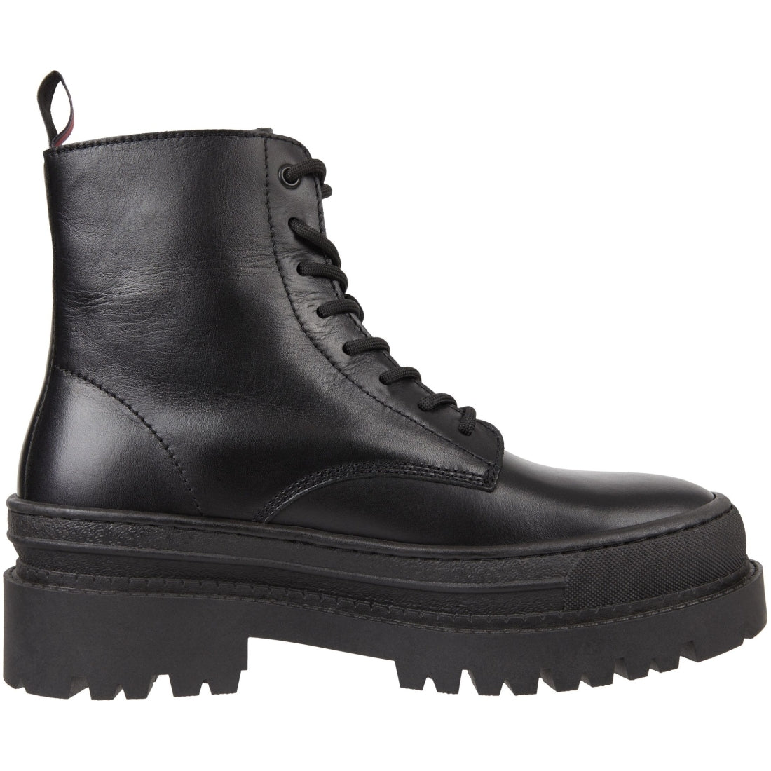 Tommy Jeans mens black foxing lace up booties | Vilbury London
