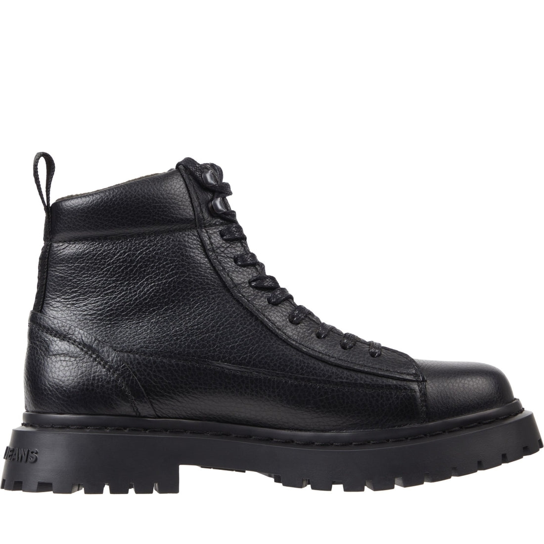 Tommy Jeans mens black warm lining boot | Vilbury London