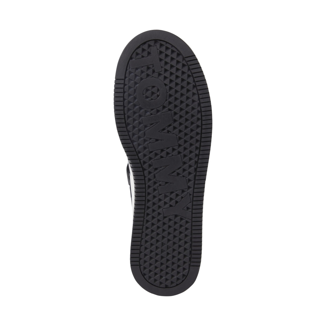 Tommy Jeans womens ecru, black velcro flatform sport shoe | Vilbury London