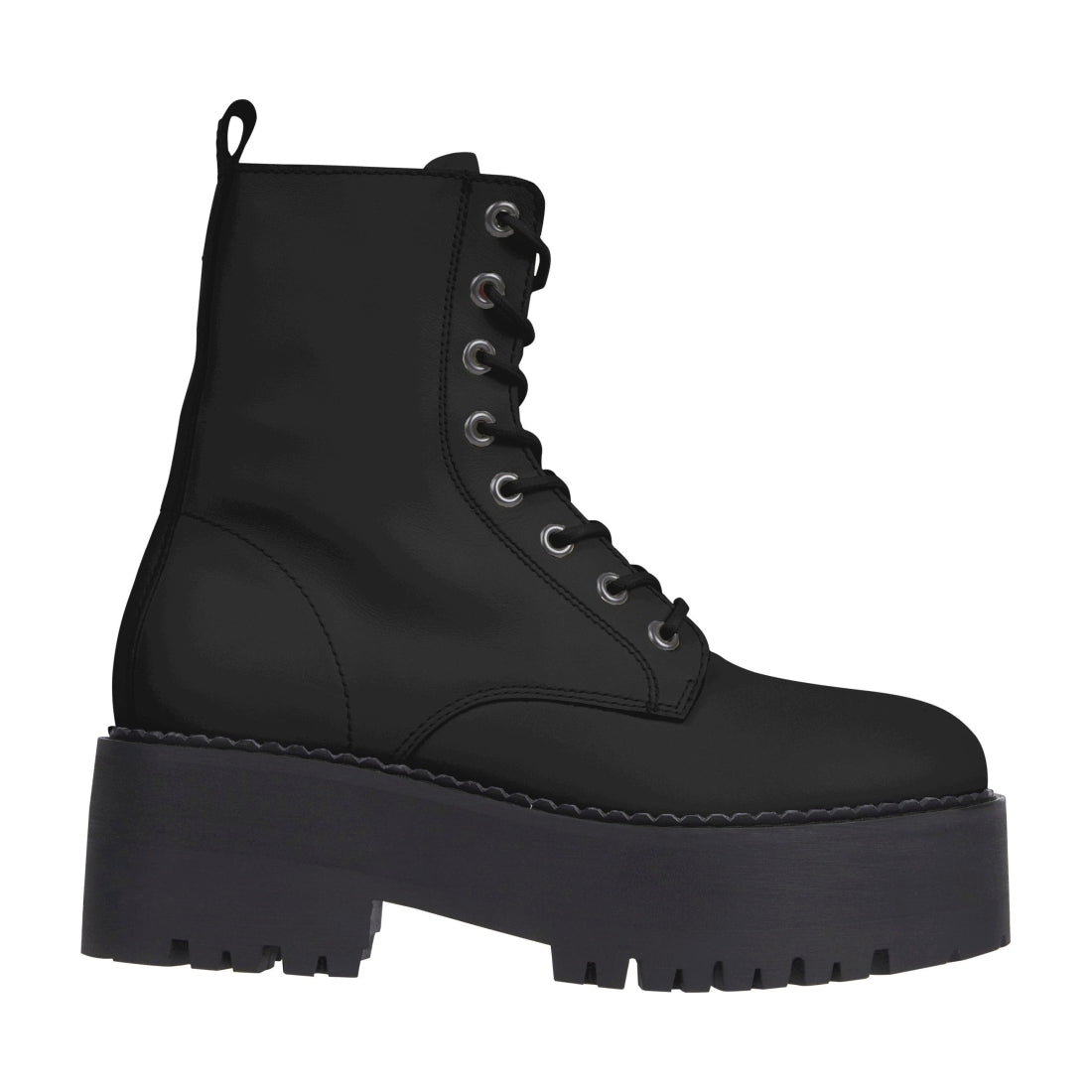 Tommy Jeans womens black boot zip up | Vilbury London