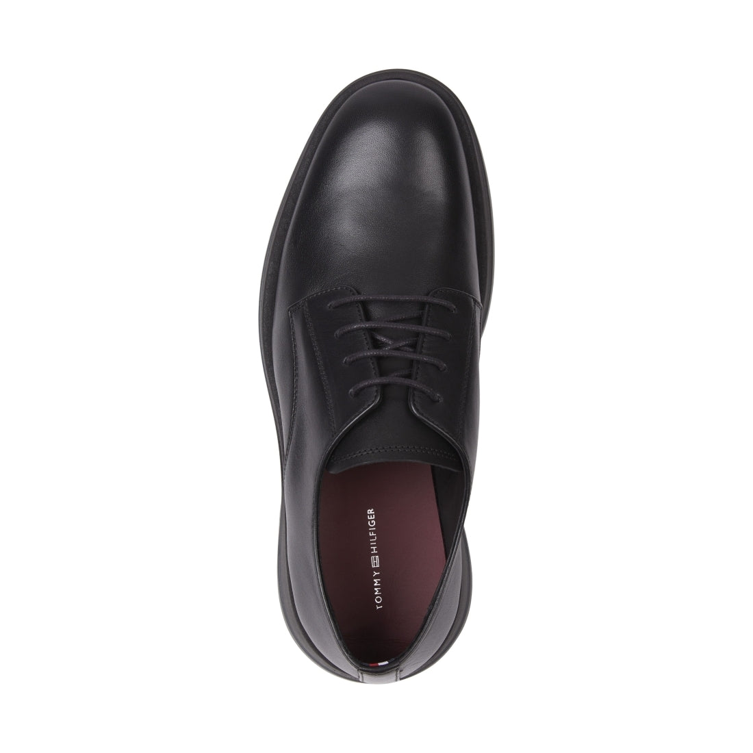 Tommy Hilfiger mens black light shoe | Vilbury London