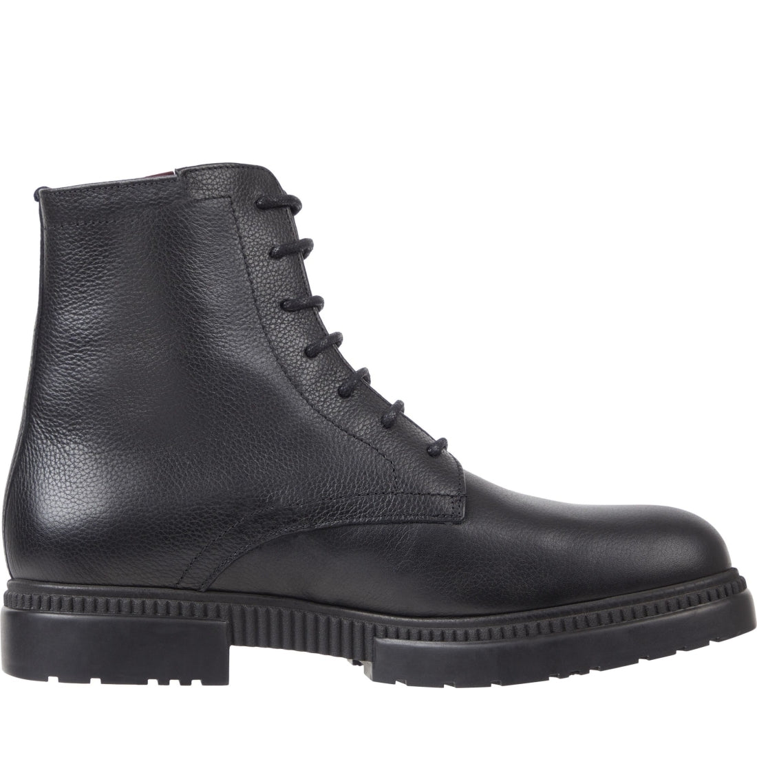 Tommy Hilfiger mens black comfort cleated thermo boot | Vilbury London