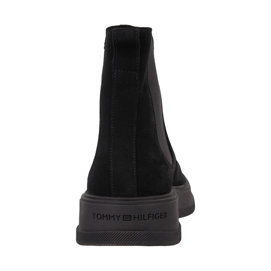 Tommy Hilfiger mens black everyday core chelsea booties | Vilbury London