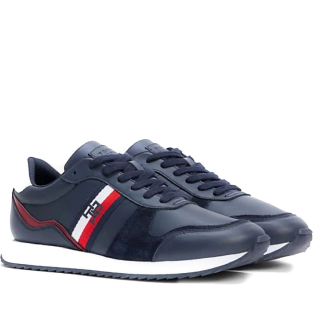 Tommy Hilfiger mens desert sky runner evo leather | Vilbury London