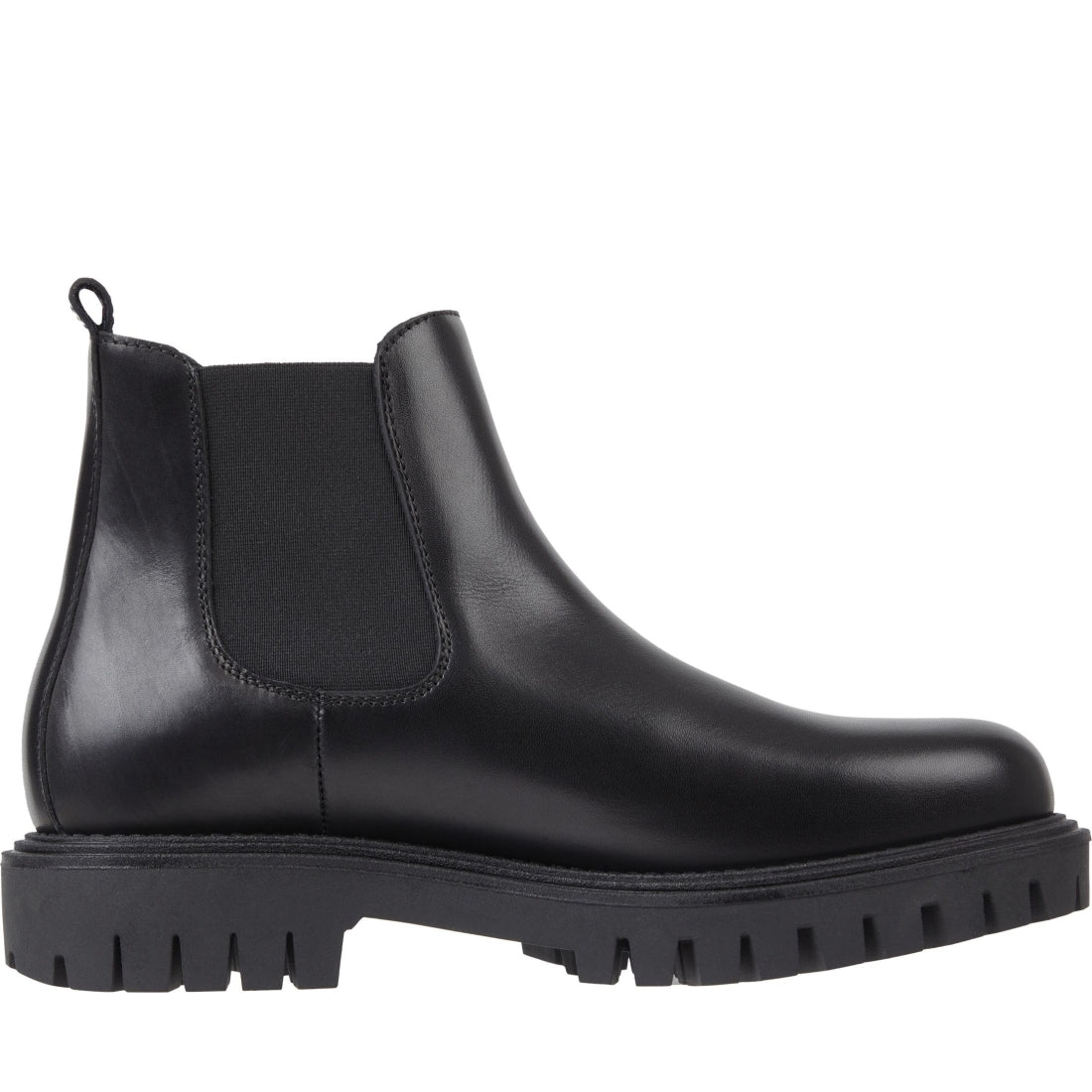 Tommy Hilfiger mens black premium casual chunky booties | Vilbury London