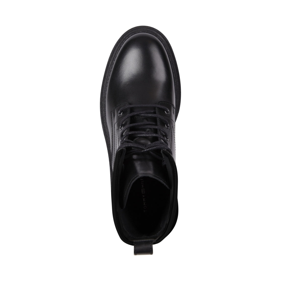 Tommy Hilfiger mens black premium casual chunky boot | Vilbury London