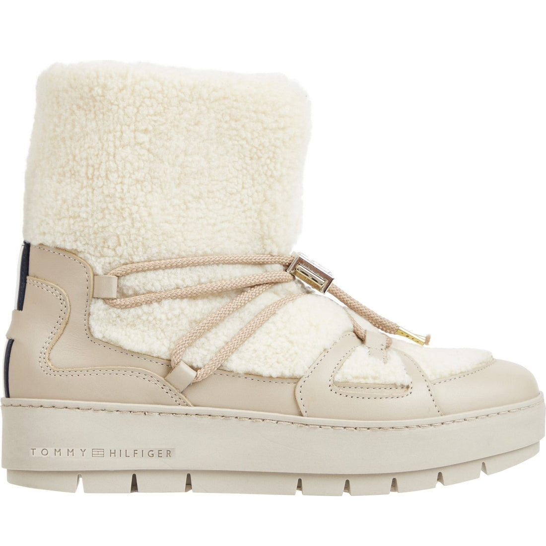 Tommy Hilfiger womens merino teddy snowboot | Vilbury London