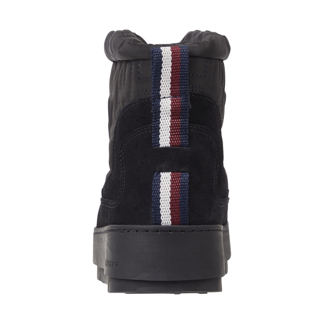 Tommy Hilfiger womens black monogram snowboot | Vilbury London