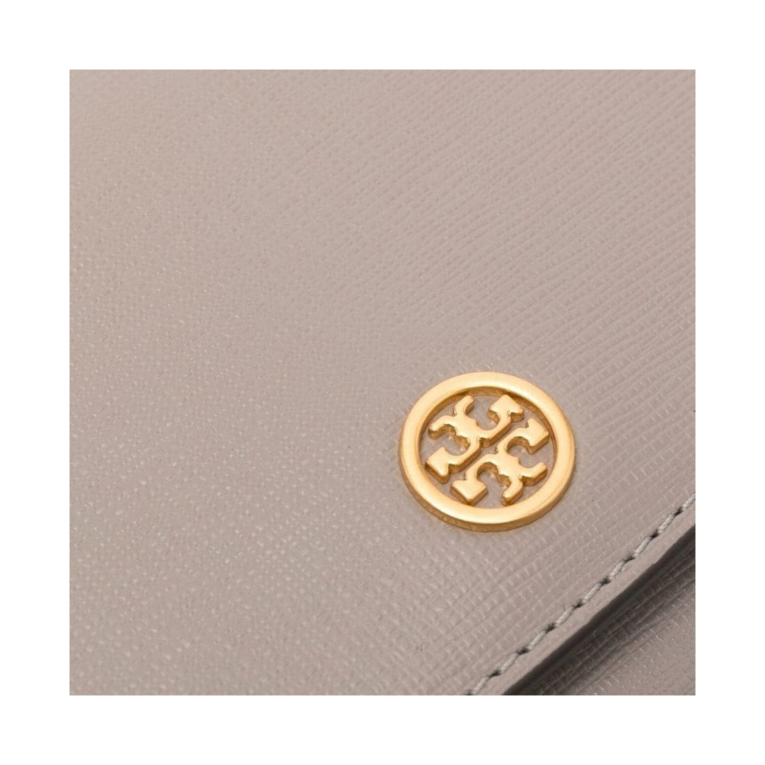 Tory Burch womens gray heron robinson chain wallet | Vilbury London