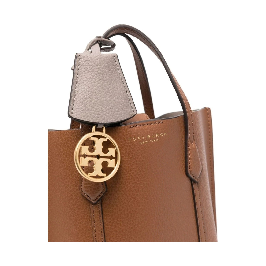 Tory Burch womens light umber perry mini n/s tote | Vilbury London