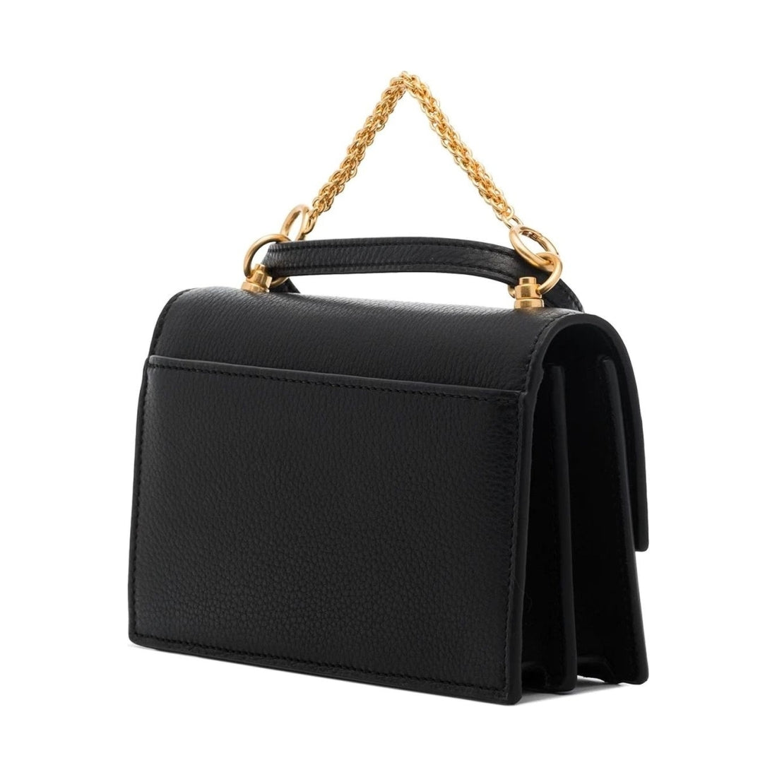 Tory Burch womens black miller mini flap bag | Vilbury London