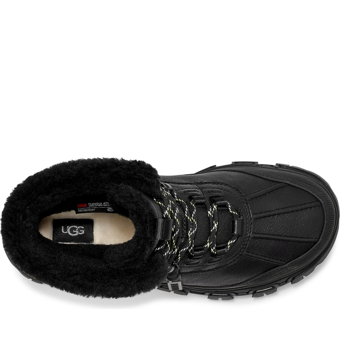 UGG womens black adirond meridia h booties | Vilbury London