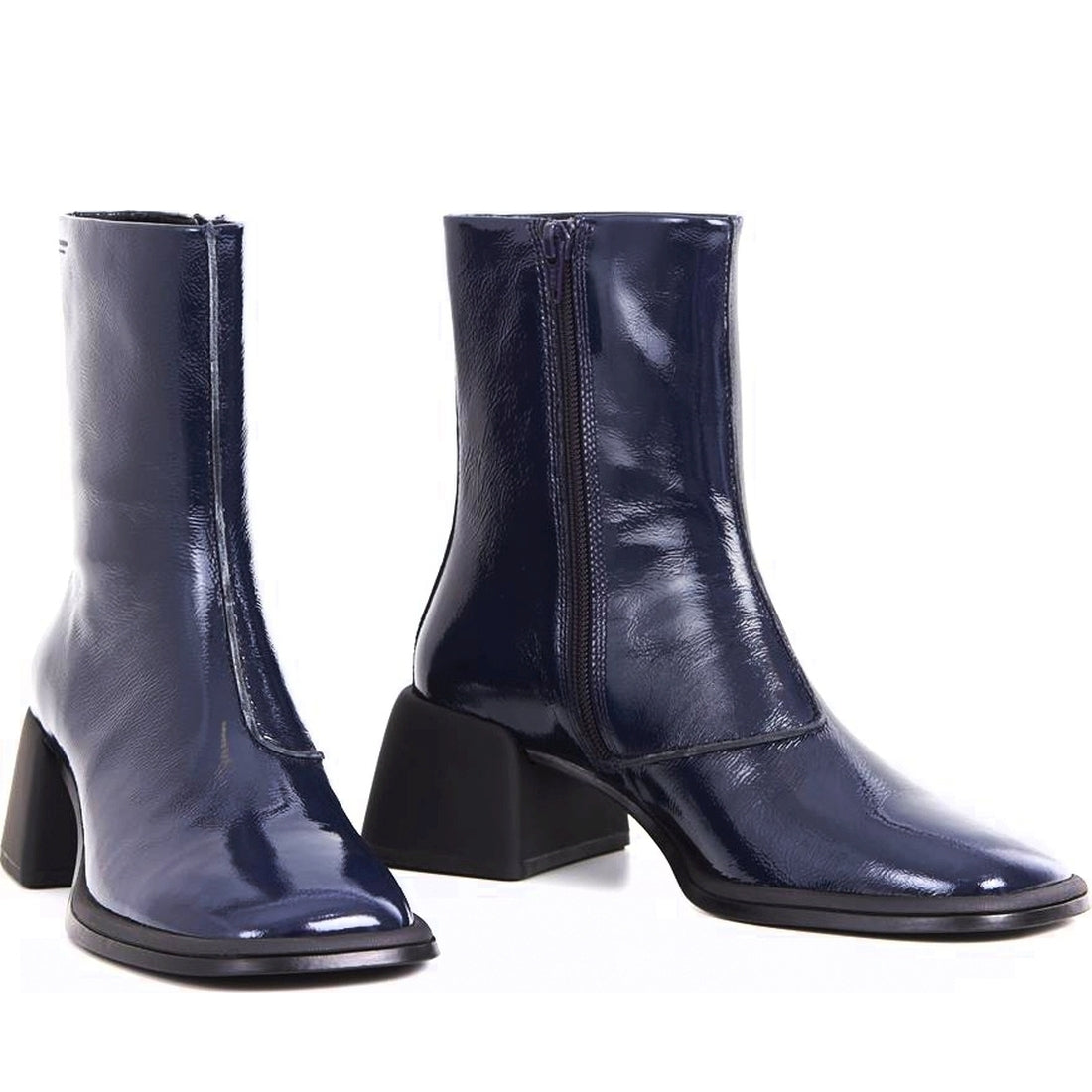 Vagabond womens dk blue ansie booties | Vilbury London