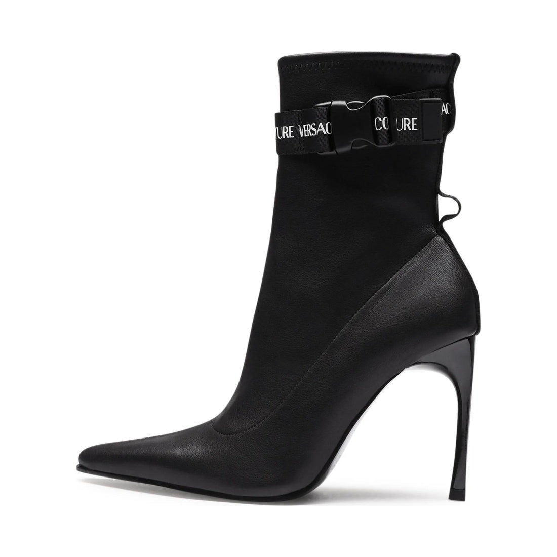 Versace Jeans Couture womens black sadie booties | Vilbury London