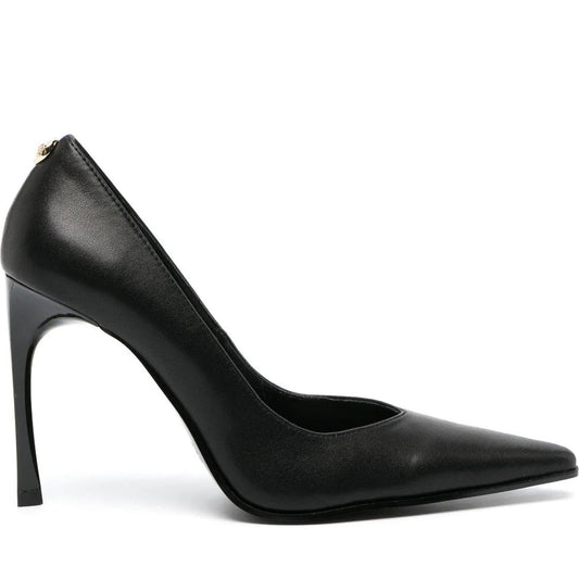 Versace Jeans Couture womens black sadie decollete shoes | Vilbury London