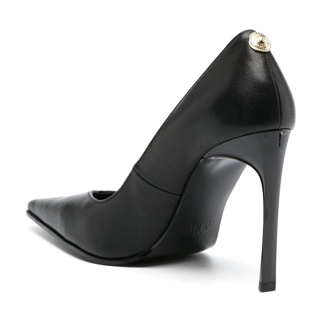 Versace Jeans Couture womens black sadie decollete shoes | Vilbury London