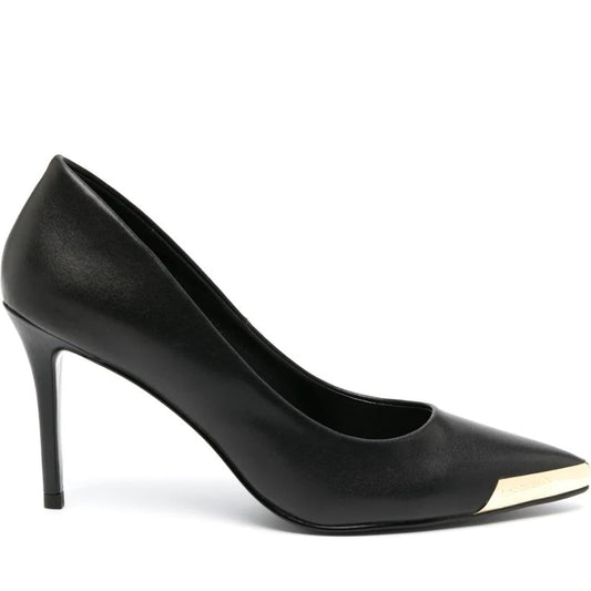 Versace Jeans Couture womens black scarlett decollete shoes | Vilbury London