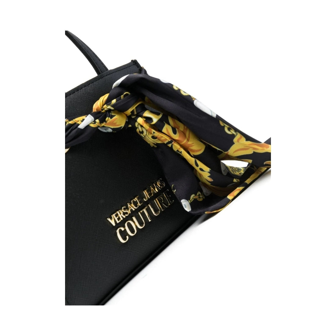 Versace Jeans Couture womens black thelma classic shopping bag | Vilbury London