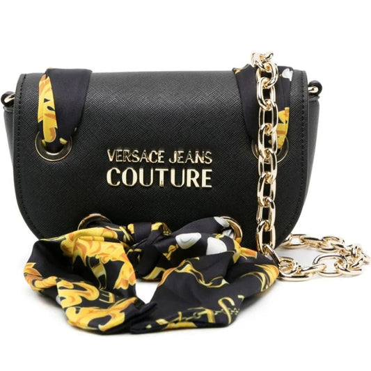 Versace Jeans Couture womens black thelma classic crossbody | Vilbury London