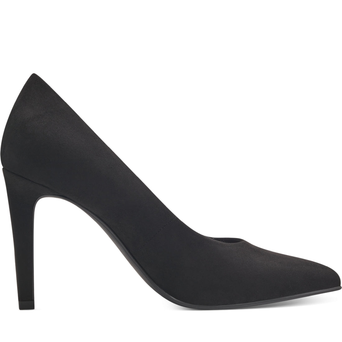 Marco Tozzi womens black metato high heels | Vilbury London