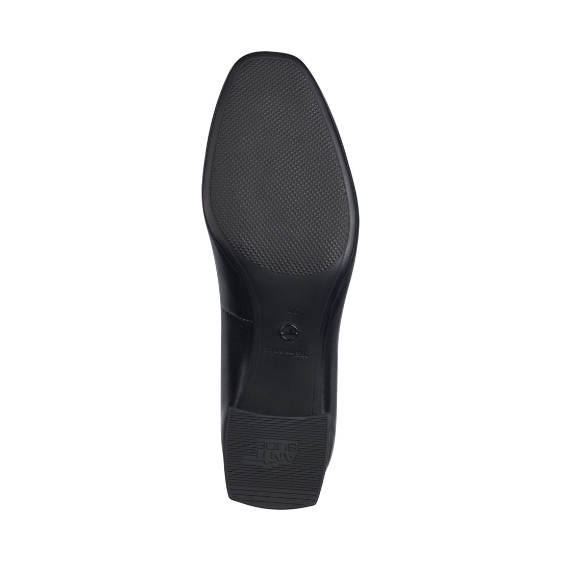 Tamaris womens black elegant closed pumps | Vilbury London