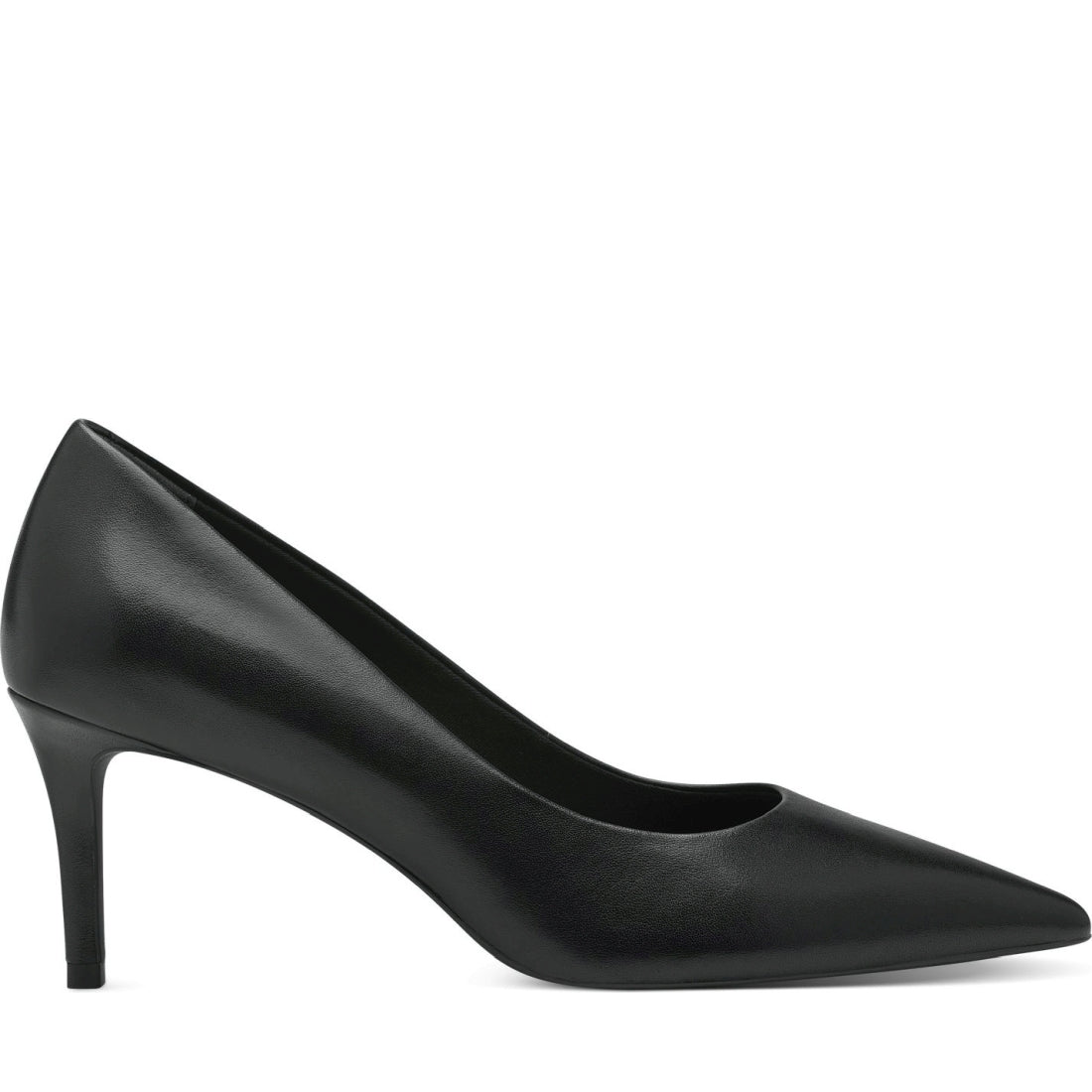 Tamaris womens black elegant closed pumps | Vilbury London