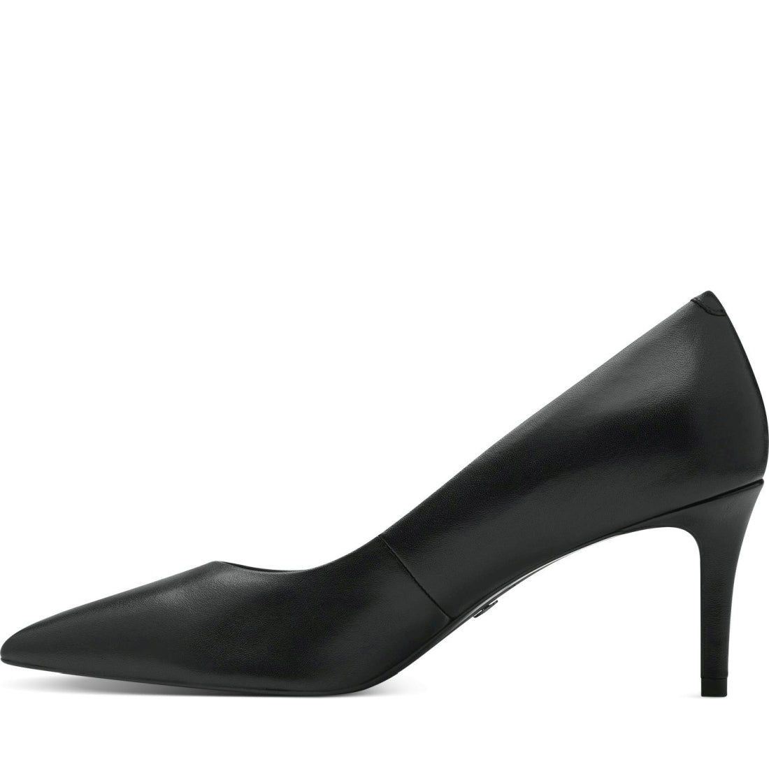 Tamaris womens black elegant closed pumps | Vilbury London