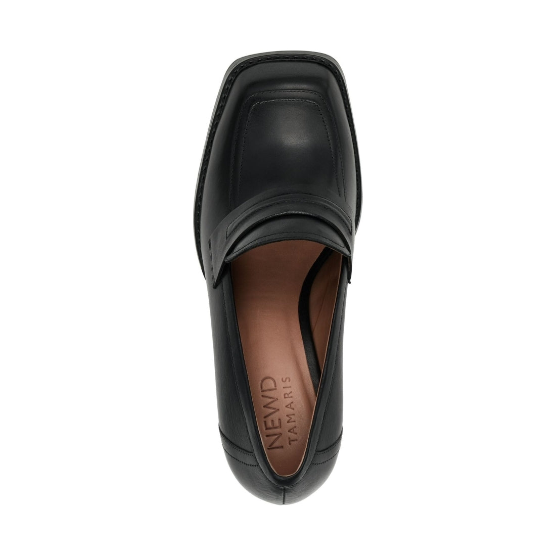 Tamaris womens black elegant closed pumps | Vilbury London