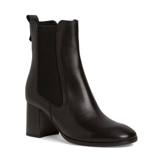 Tamaris womens black elegant closed booties | Vilbury London