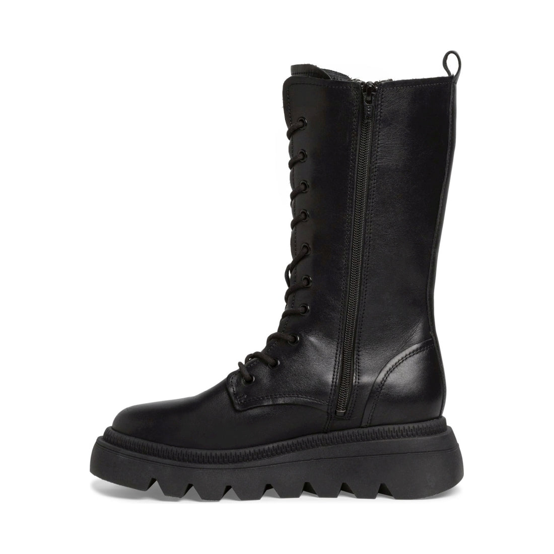 Tamaris womens black casual closed boots | Vilbury London