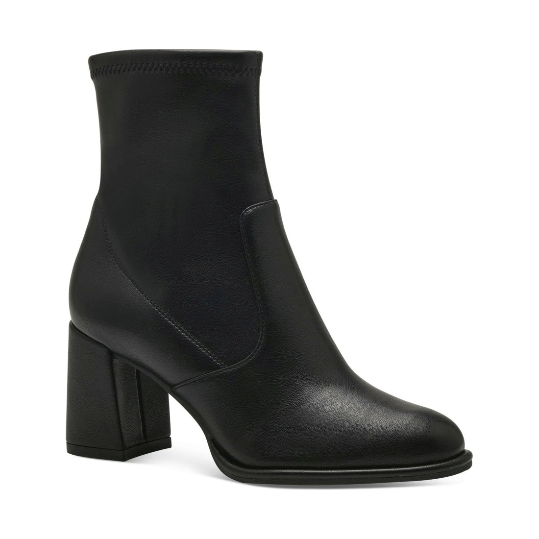 Tamaris womens black elegant closed booties | Vilbury London