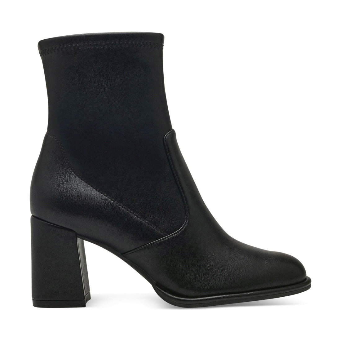 Tamaris womens black elegant closed booties | Vilbury London