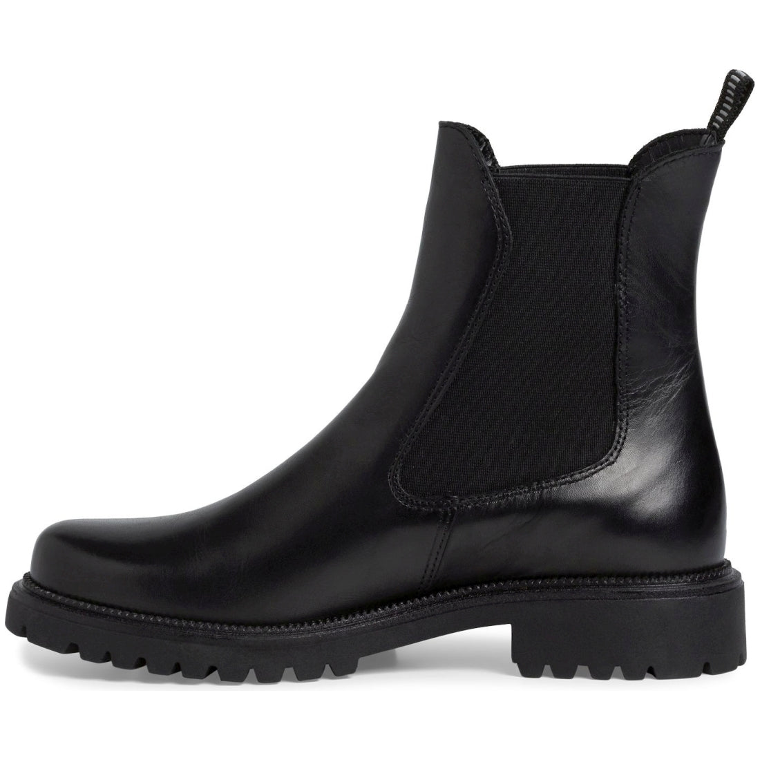 Tamaris womens black casual closed booties | Vilbury London