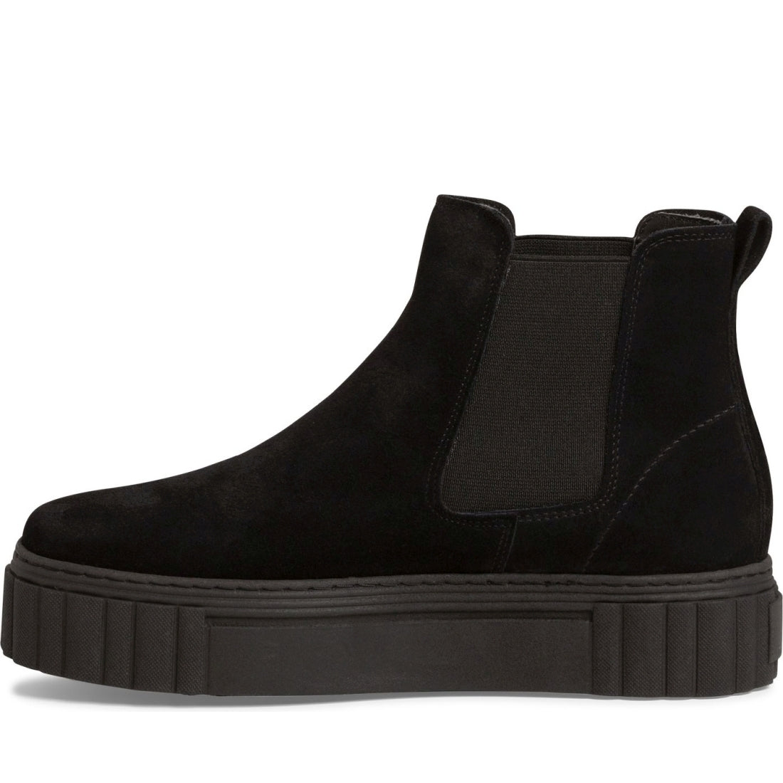 Tamaris womens black casual closed booties | Vilbury London