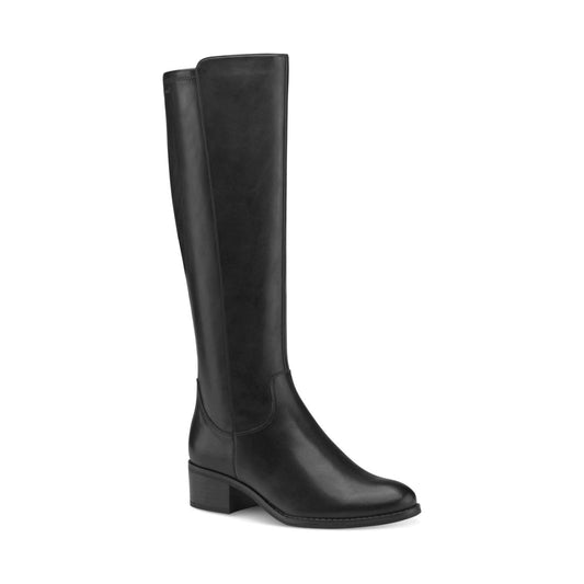 Tamaris womens black elegant closed boots | Vilbury London