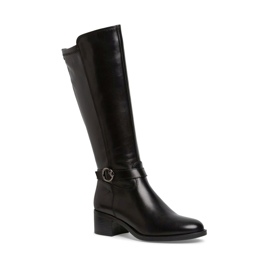 Tamaris womens black casual closed boots | Vilbury London