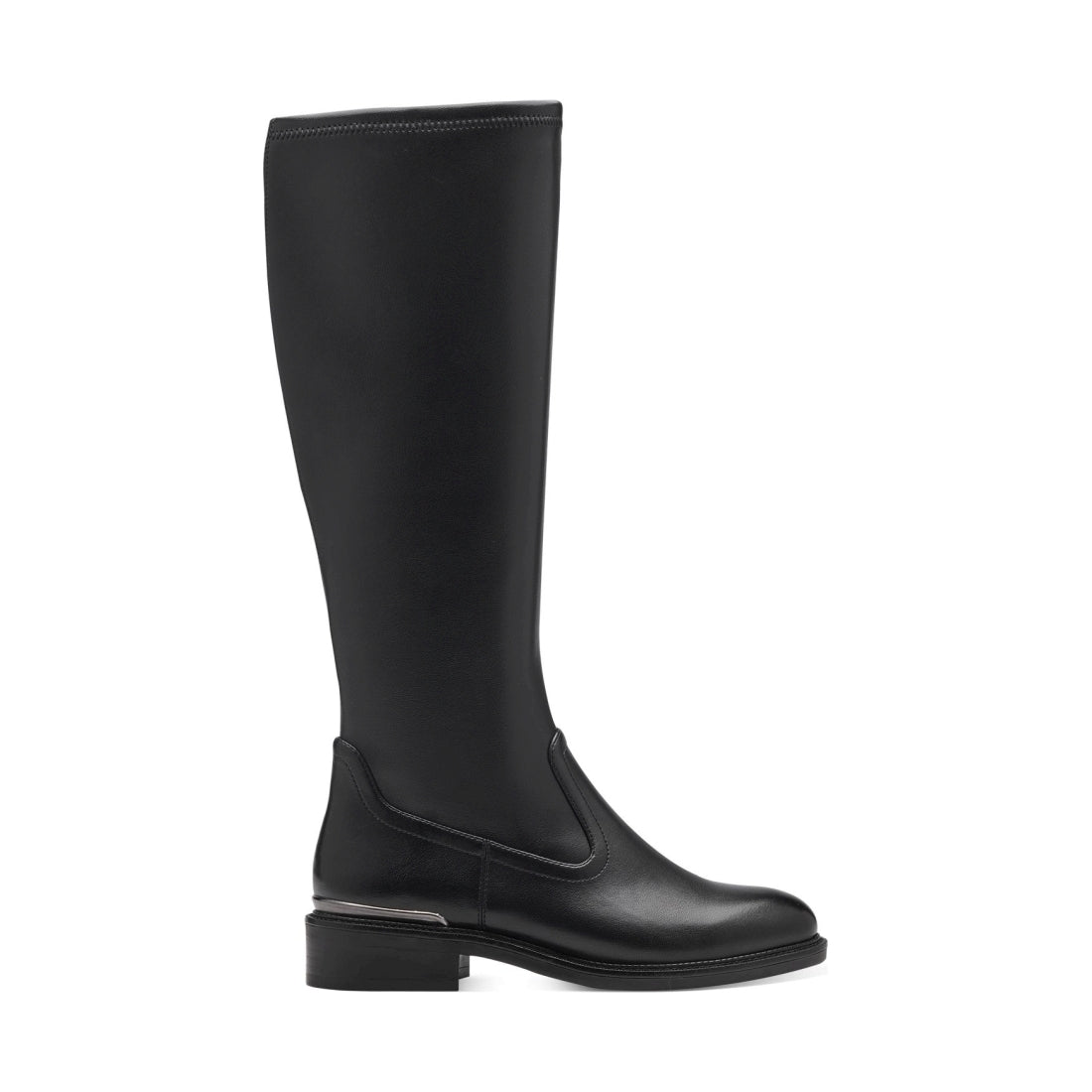 Tamaris womens black casual closed boots | Vilbury London