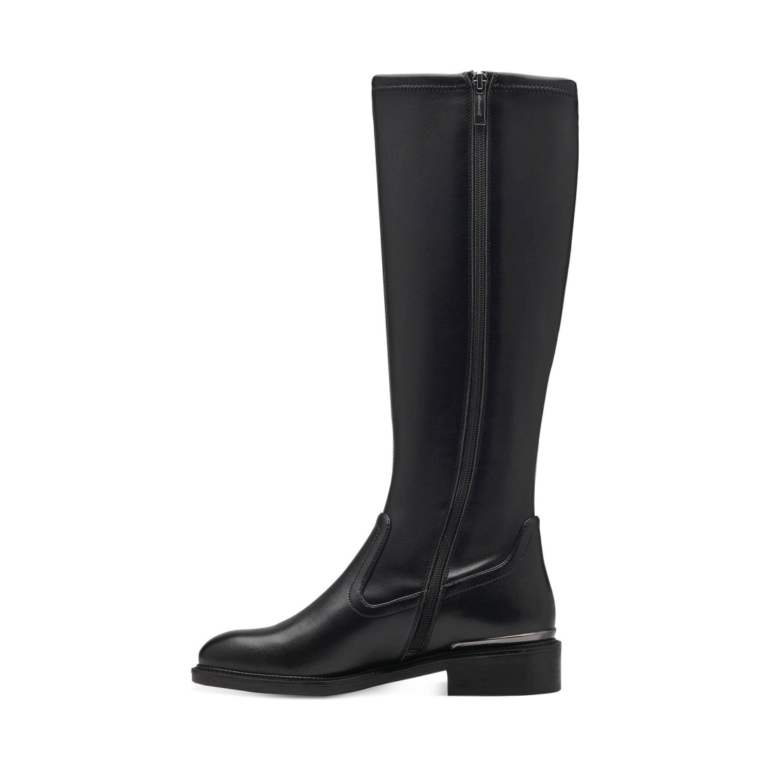 Tamaris womens black casual closed boots | Vilbury London