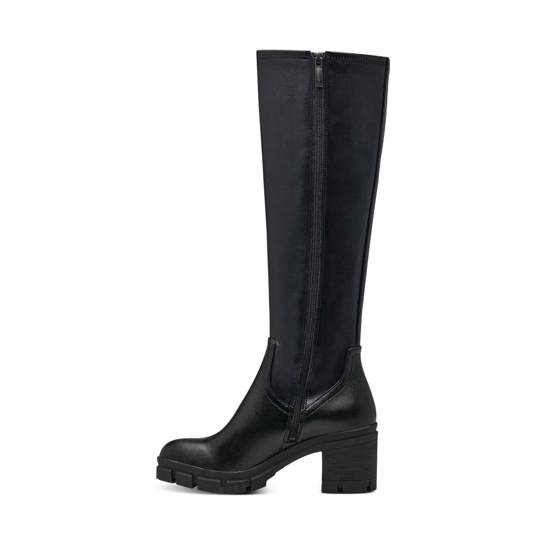 Tamaris womens black casual closed boots | Vilbury London