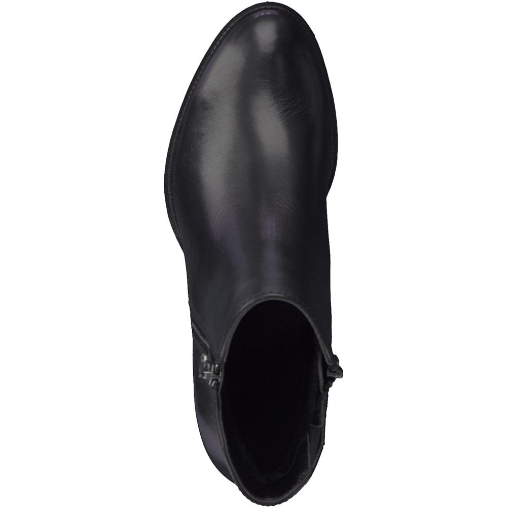 Tamaris Female Black Booties Middle Heels Black 25077 001 | Vilbury London