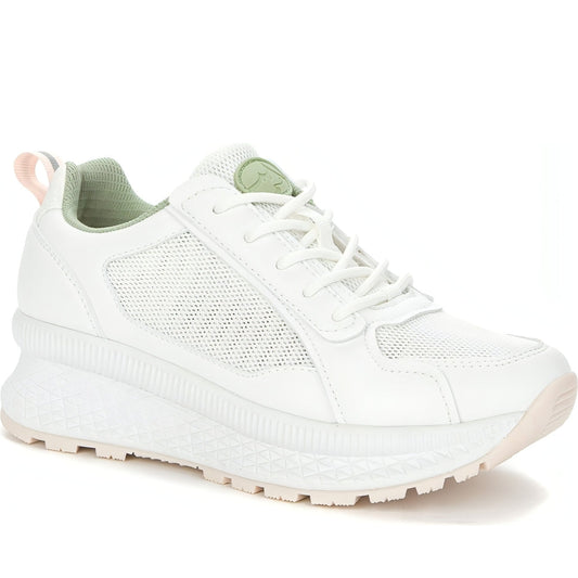 GRUNBERG womens white casual closed sport shoe | Vilbury London