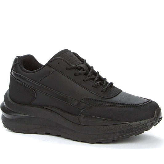 Crosby womens Black sport shoe | Vilbury London