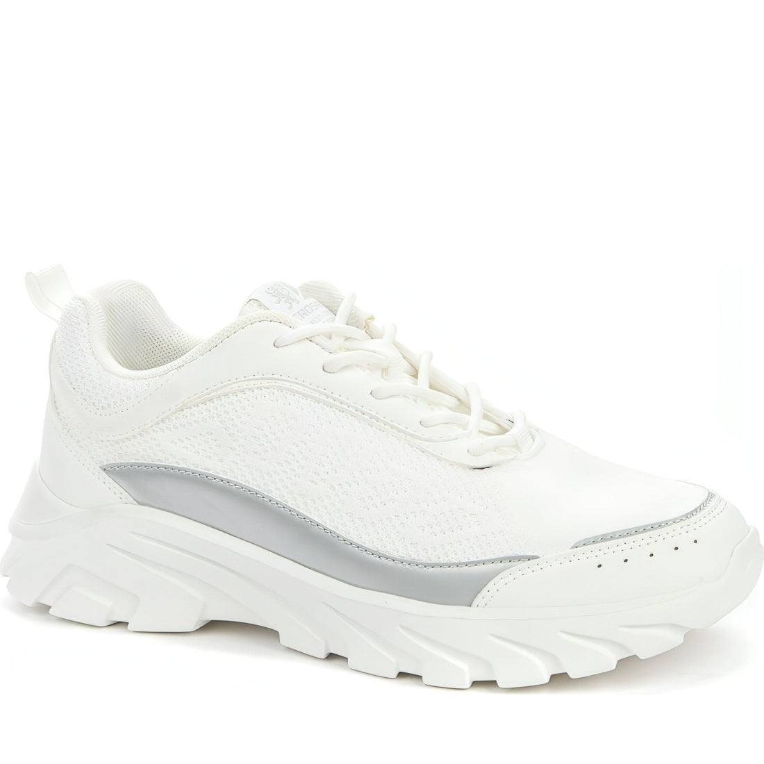 CROSBY womens white casual closed sport shoe | Vilbury London