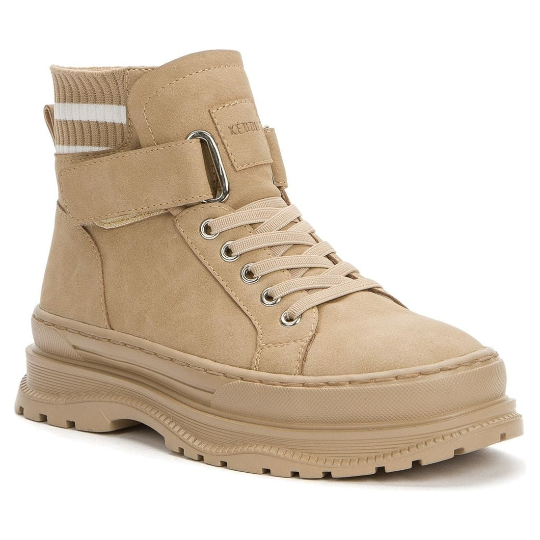 Keddo girls beige casual closed booties | Vilbury London